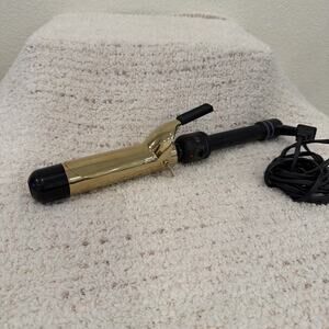 One time Used Hot Tools Pro Artist 24K Gold Curling Iron | 1.5 inches/F Ship
